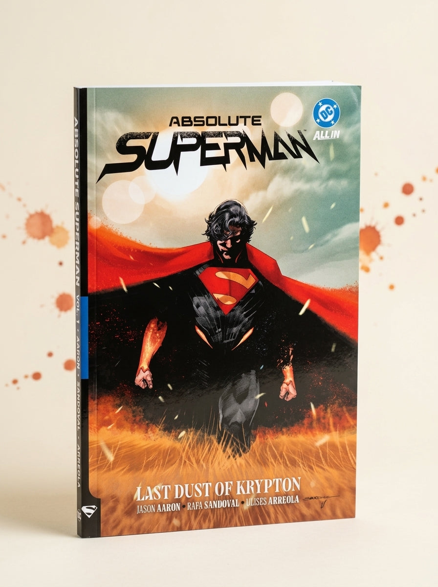 Absolute Superman Vol. 1: The Last Dust of Krypton (Trade Paperback) cover, DC Comics