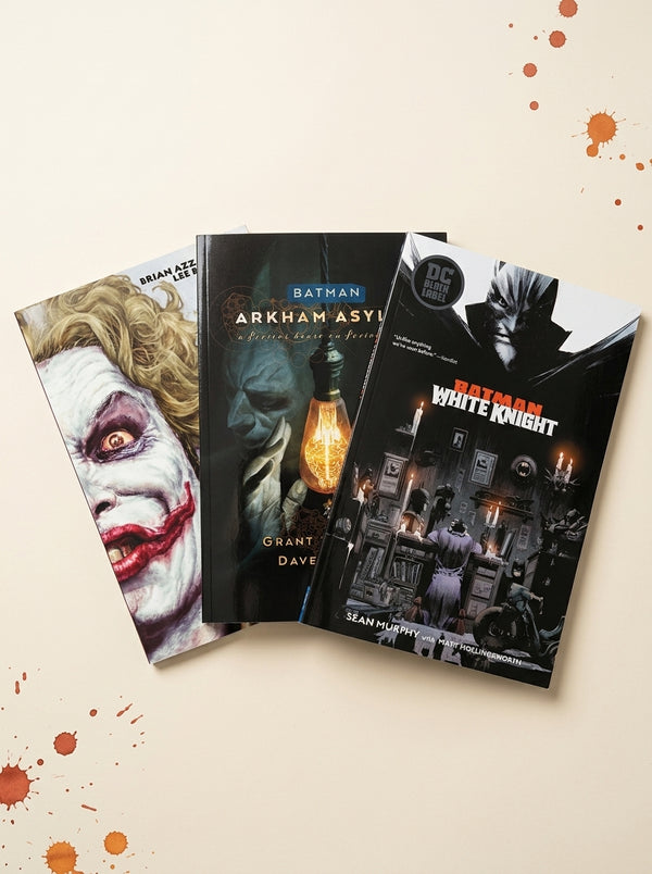 Joker Pack: Joker, Batman: Arkham Asylum and Batman: White Knight graphic novels